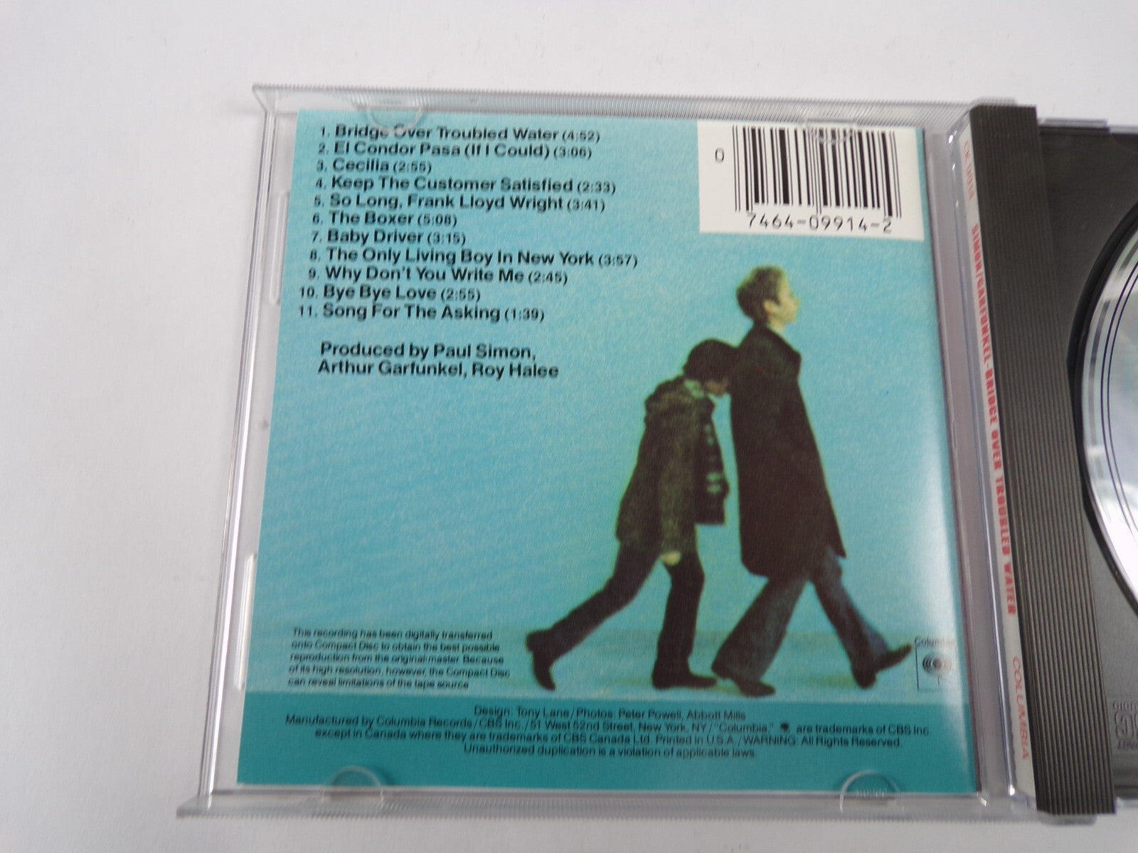 Simon And Garfunkel Bridge Over Troubled Water El Condor Pass Cecilia CD#22