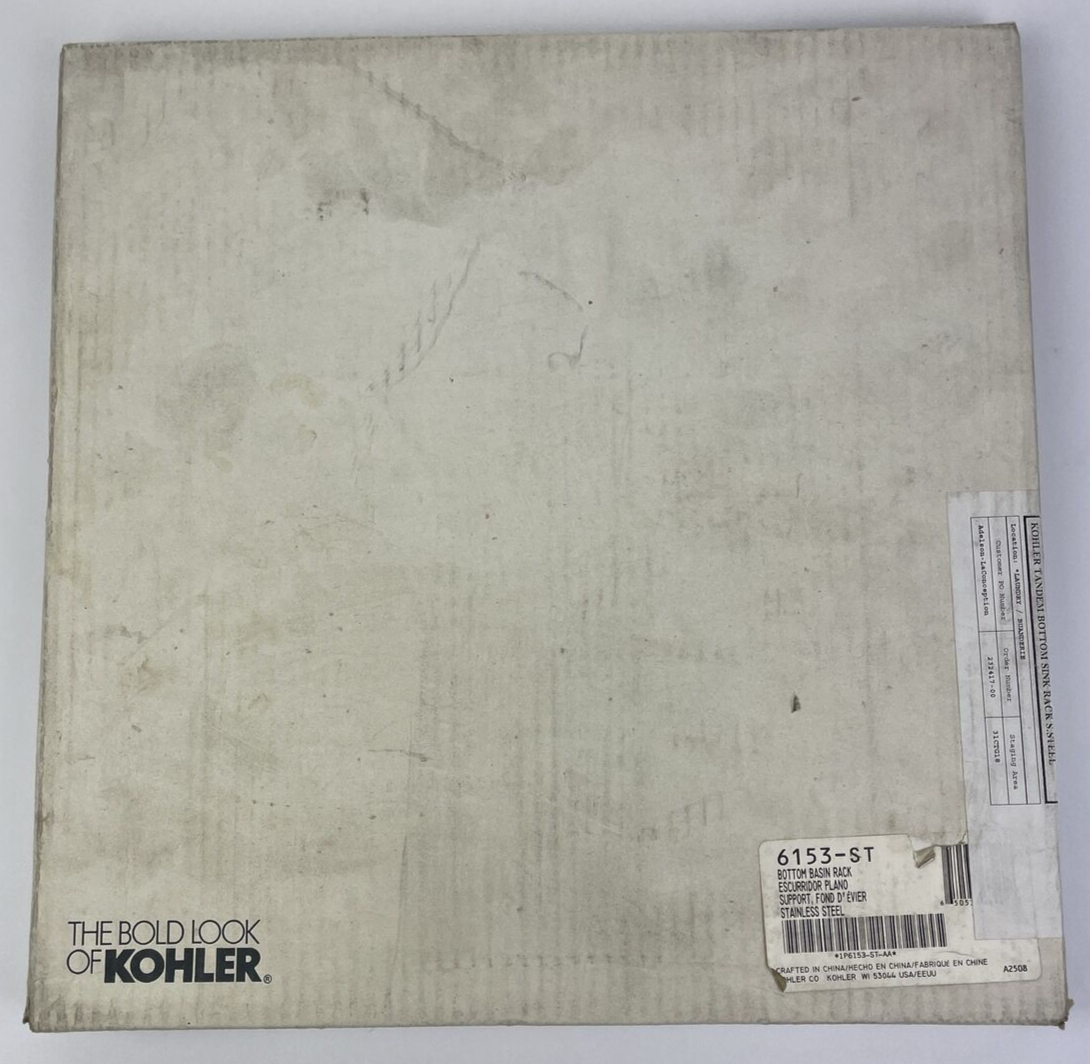 KOHLER K-6153-ST stainless steel bottom basin sink rack