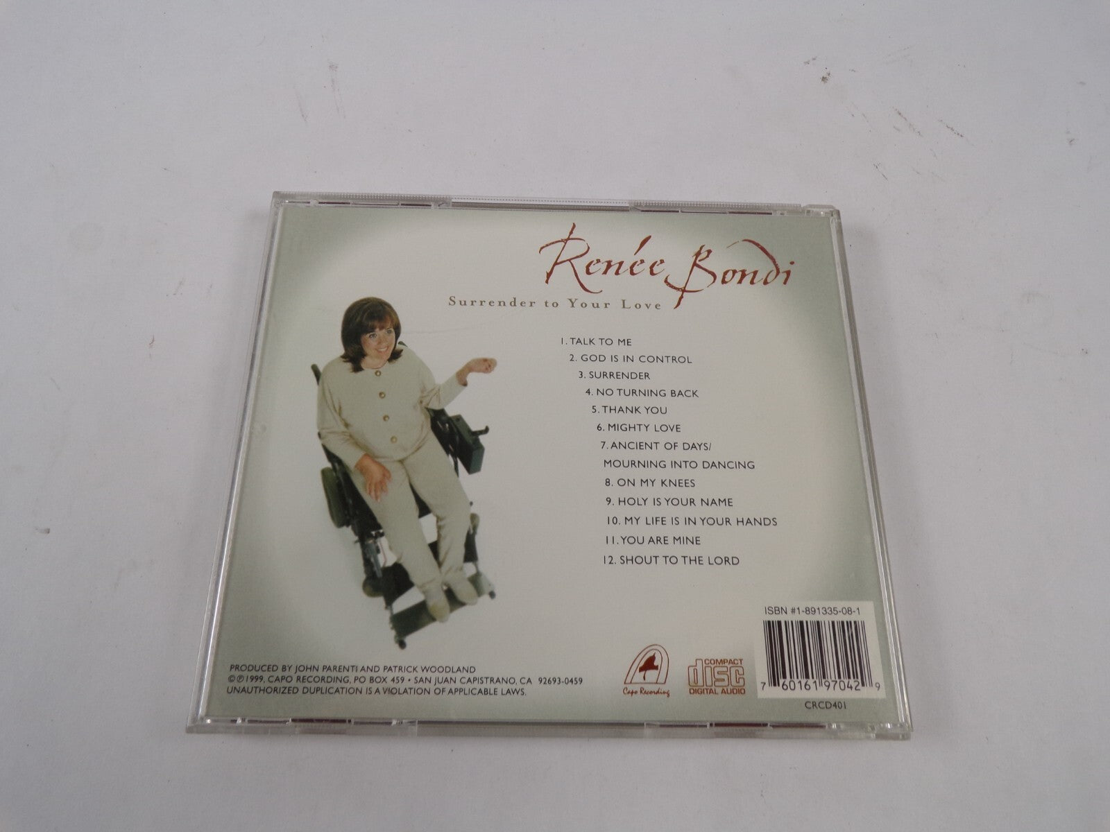 Renee Bondi Surrender To Your Love CD#61