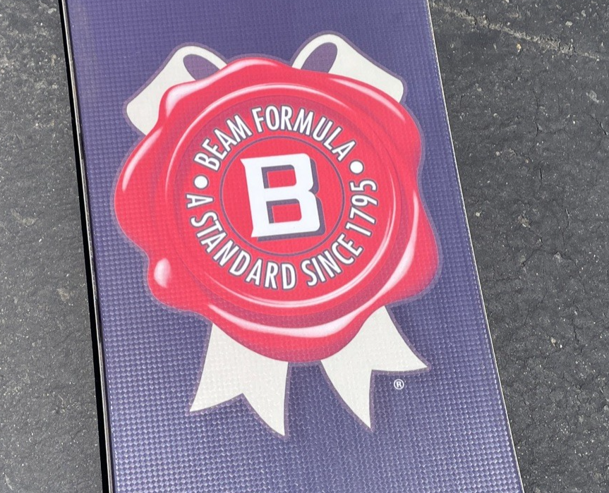 JIM BEAM Genuine Whiskey 152 cm Promotional Snowboard James B. Beam Bold Choice