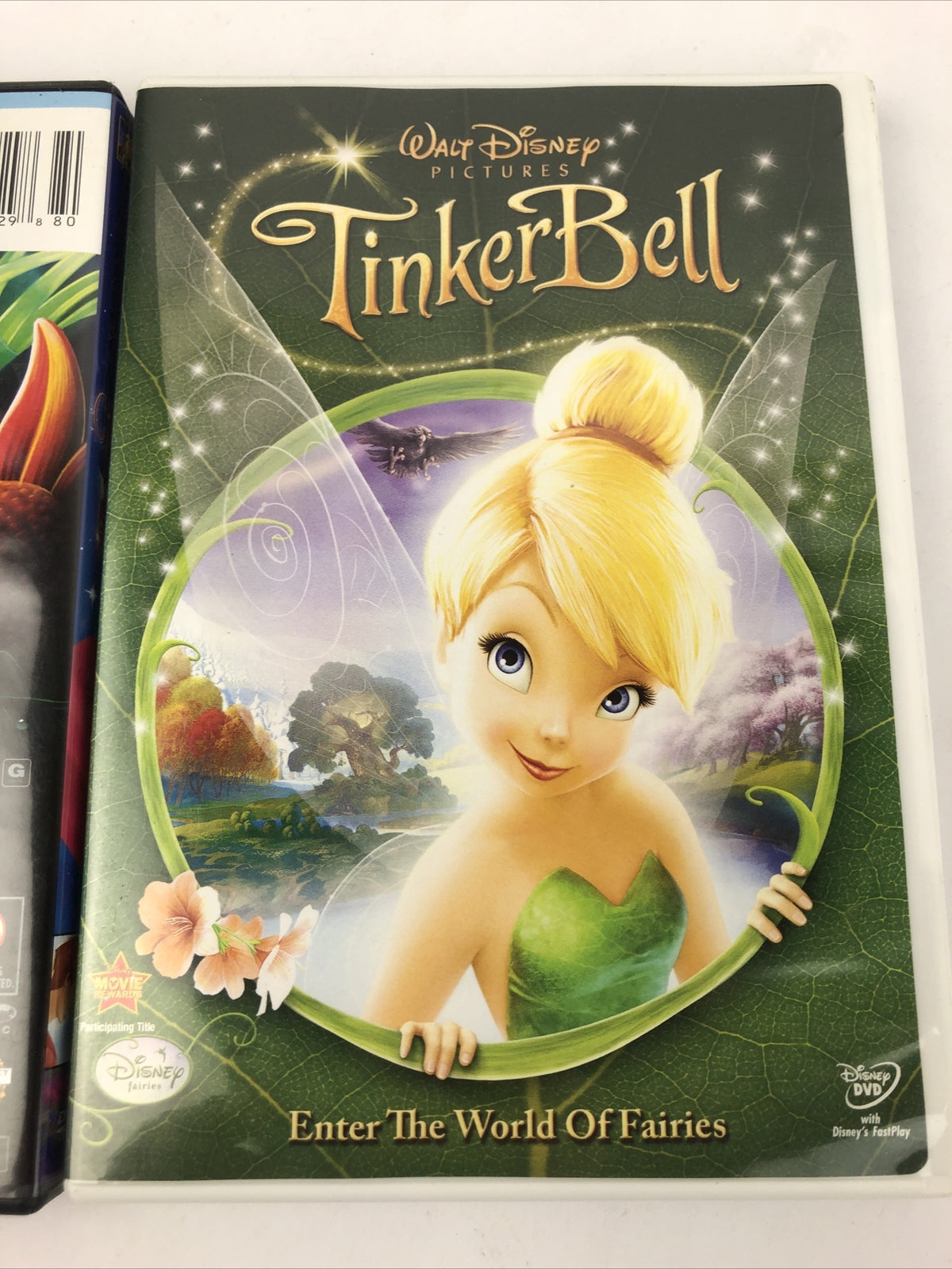 2 x Children's DVD Disney's Tinker Bell & Hans Christian Anderson Thumbelina