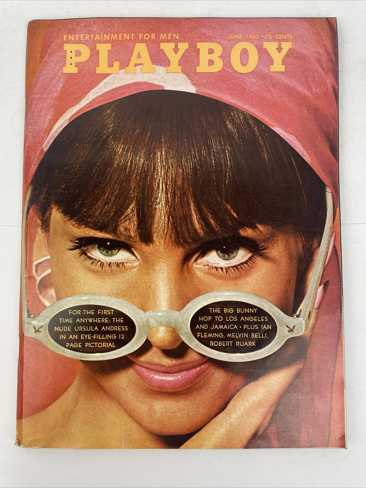 Playboy Magazine June 1965 Entertainment for Men Ursula Andress Ian Fleming VGC