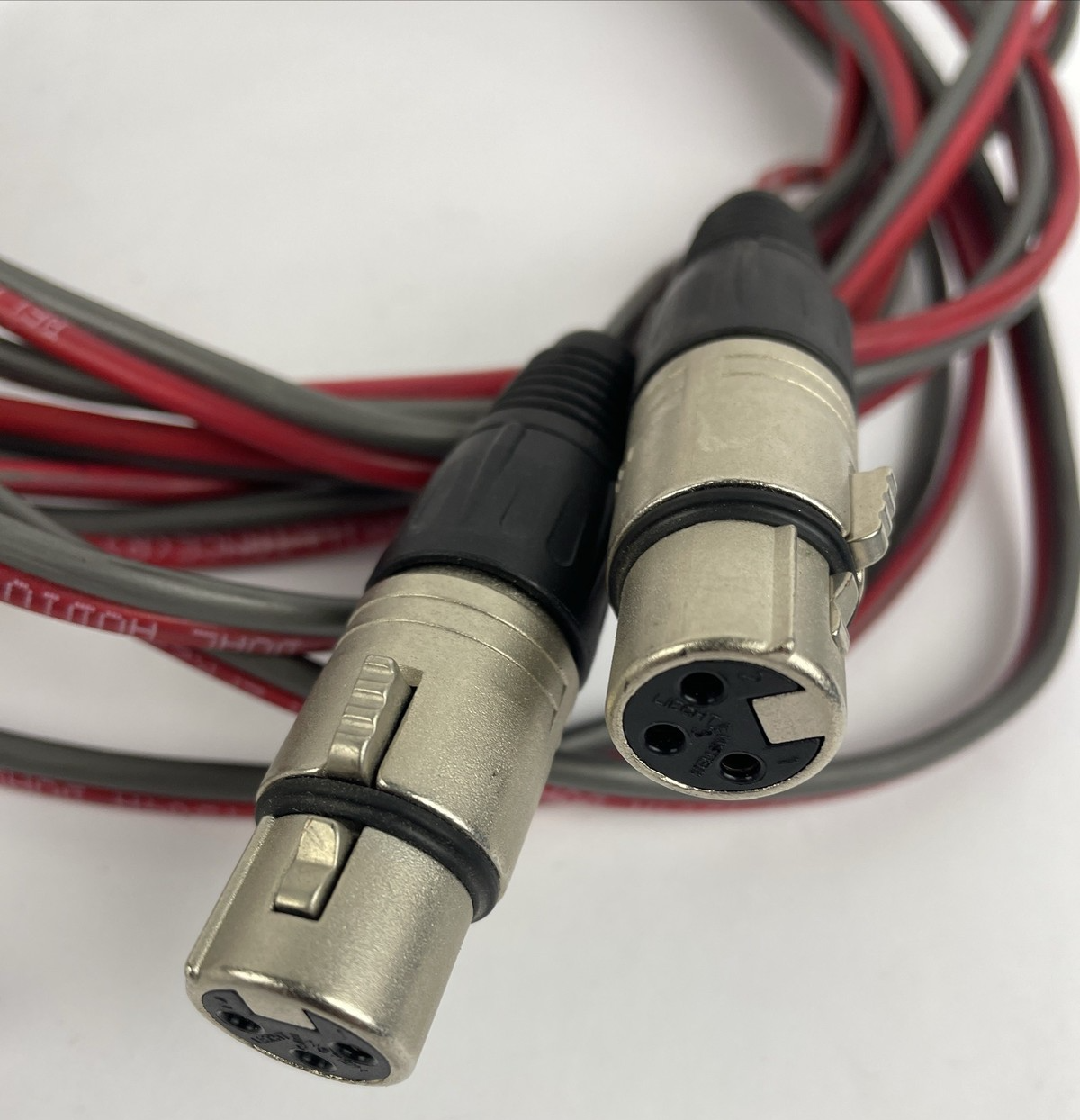 2 x Neutrik 3 Pin XLR Female to 2 x Canare 1/4"  Mono TS Male Phone Cable