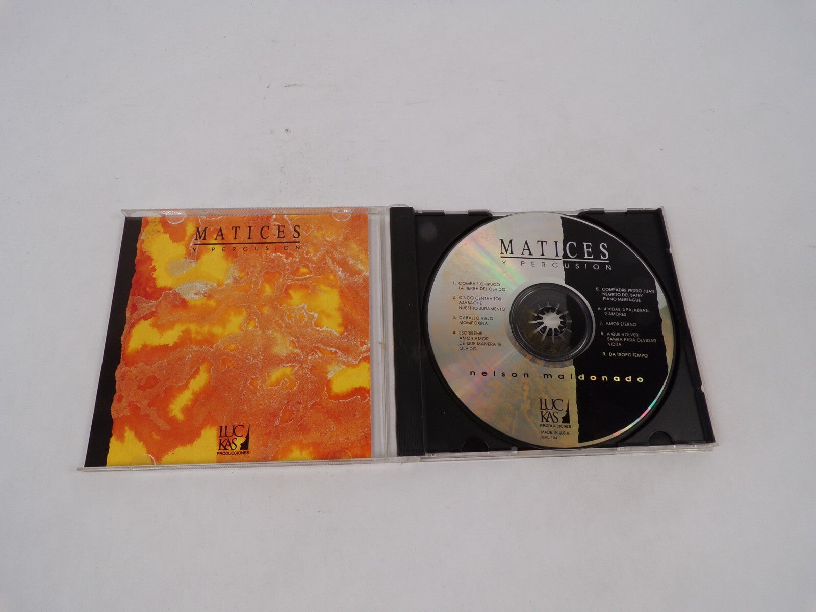 Matices Y Percusion Nelson Maldonado Compa'e Chipuco: La Tierra Del Olvido CD#69