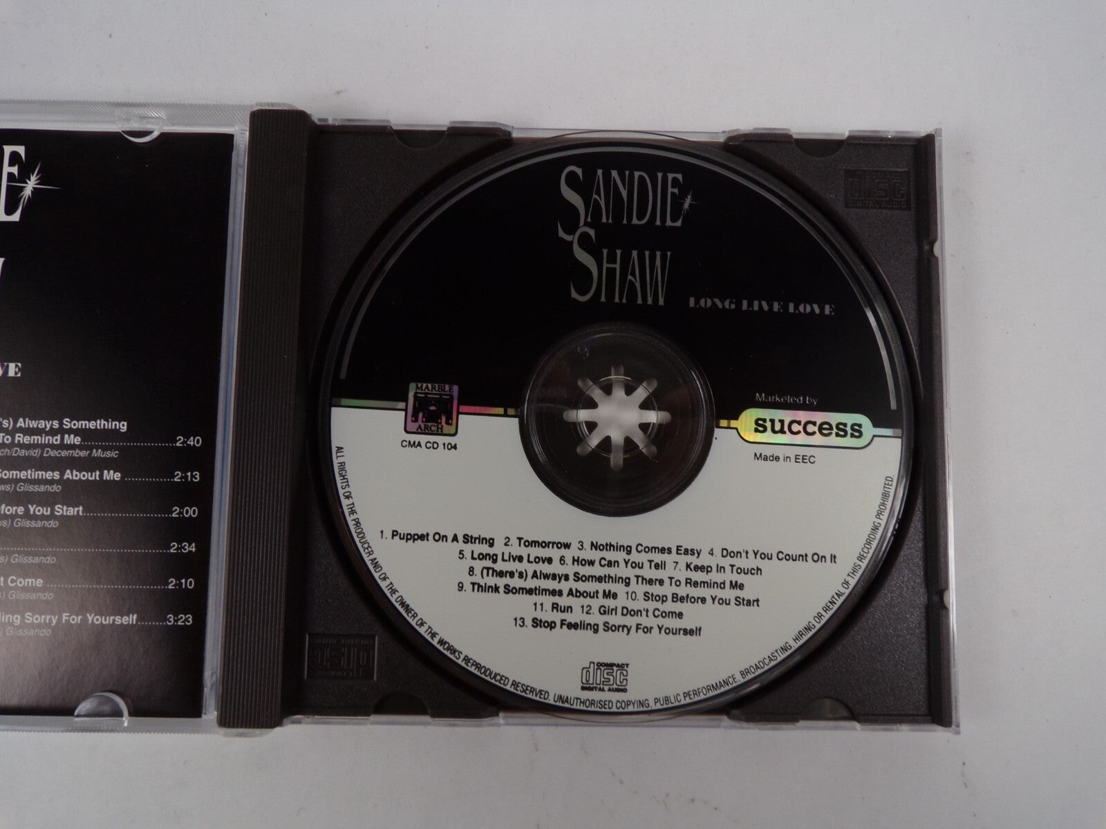 Sandie Shaw Long Live Love Always Something There To Remind Me CD#38