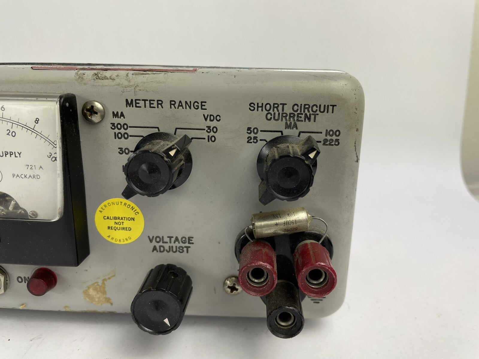 HEWLETT PACKARD HP 721A Transistorized Power Supply 0-24 VDC @ 225 MA