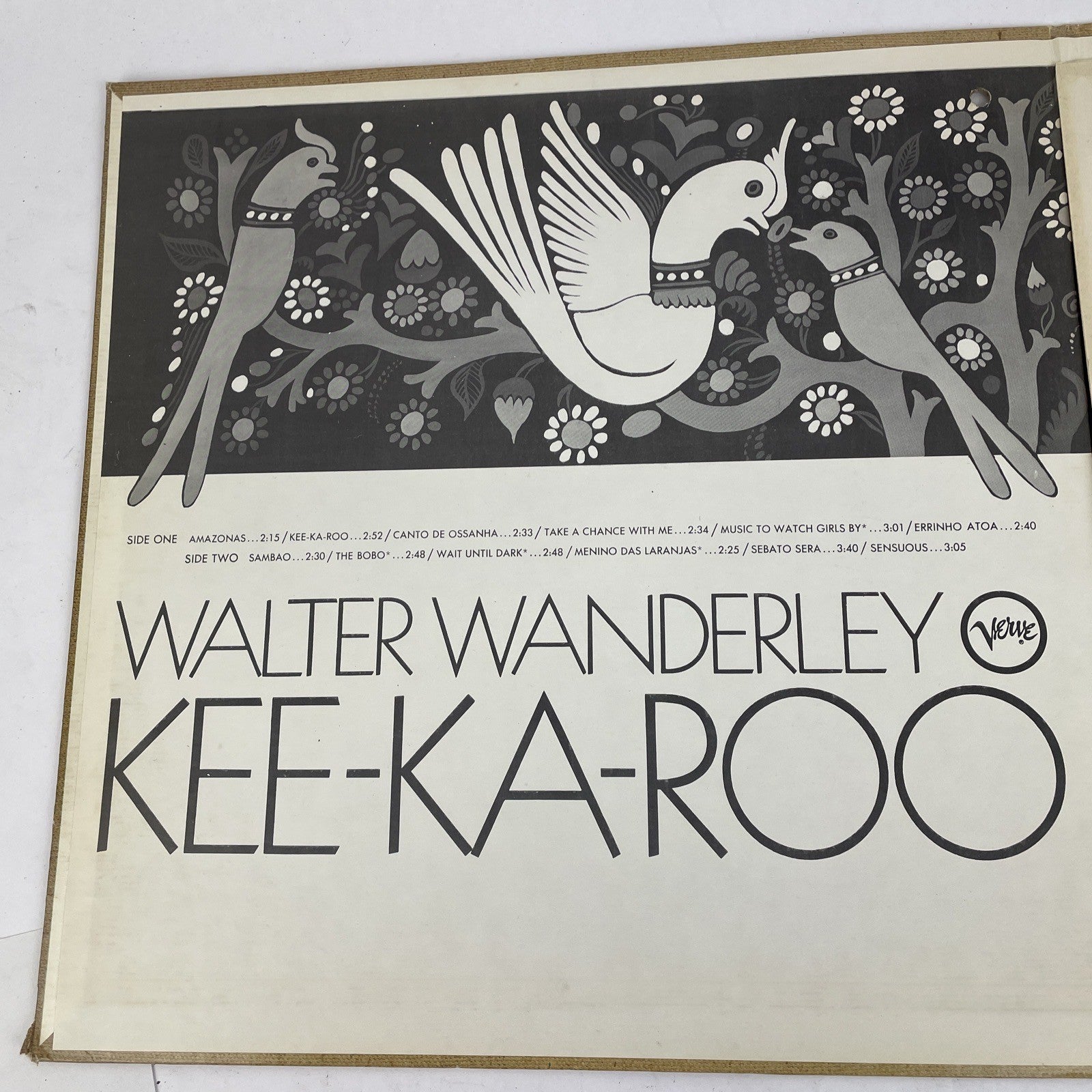Walter Wanderly Kee-Ka-Roo Verve LP Vinyl V6-8739 Promotional Copy