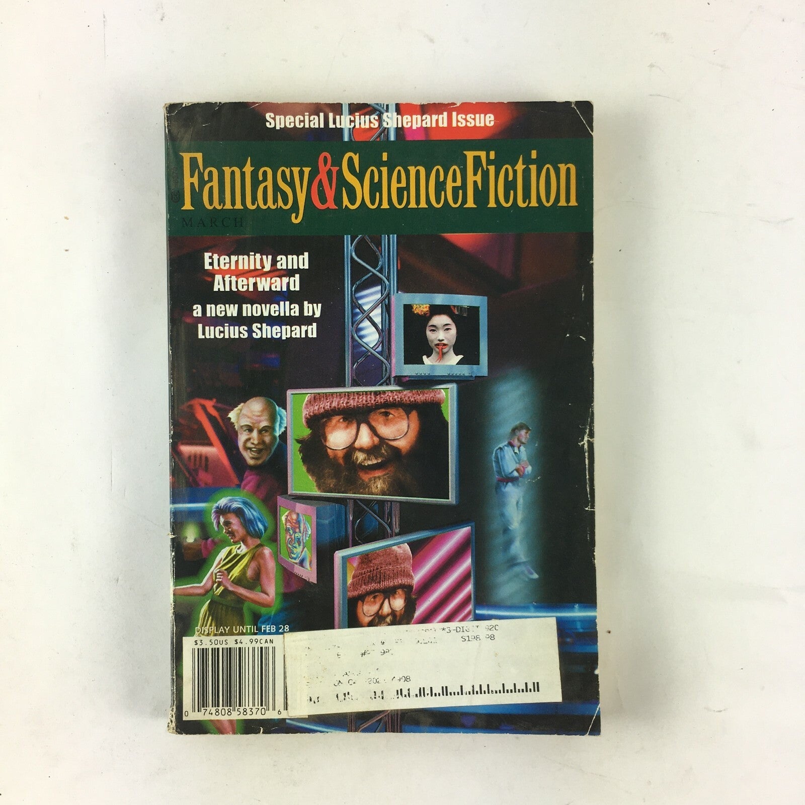 March Fantasy&Science Fiction Magazine Eternity and Afterward a new novella
