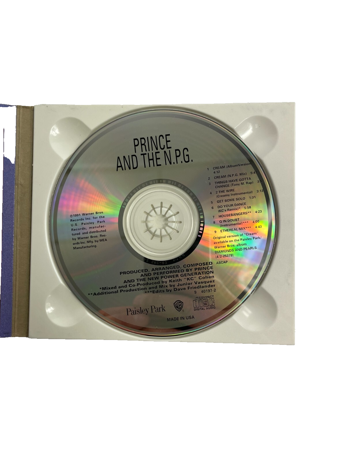 Cream Prince And The New Power Generation Compact Disc Maxi - Single CD#6