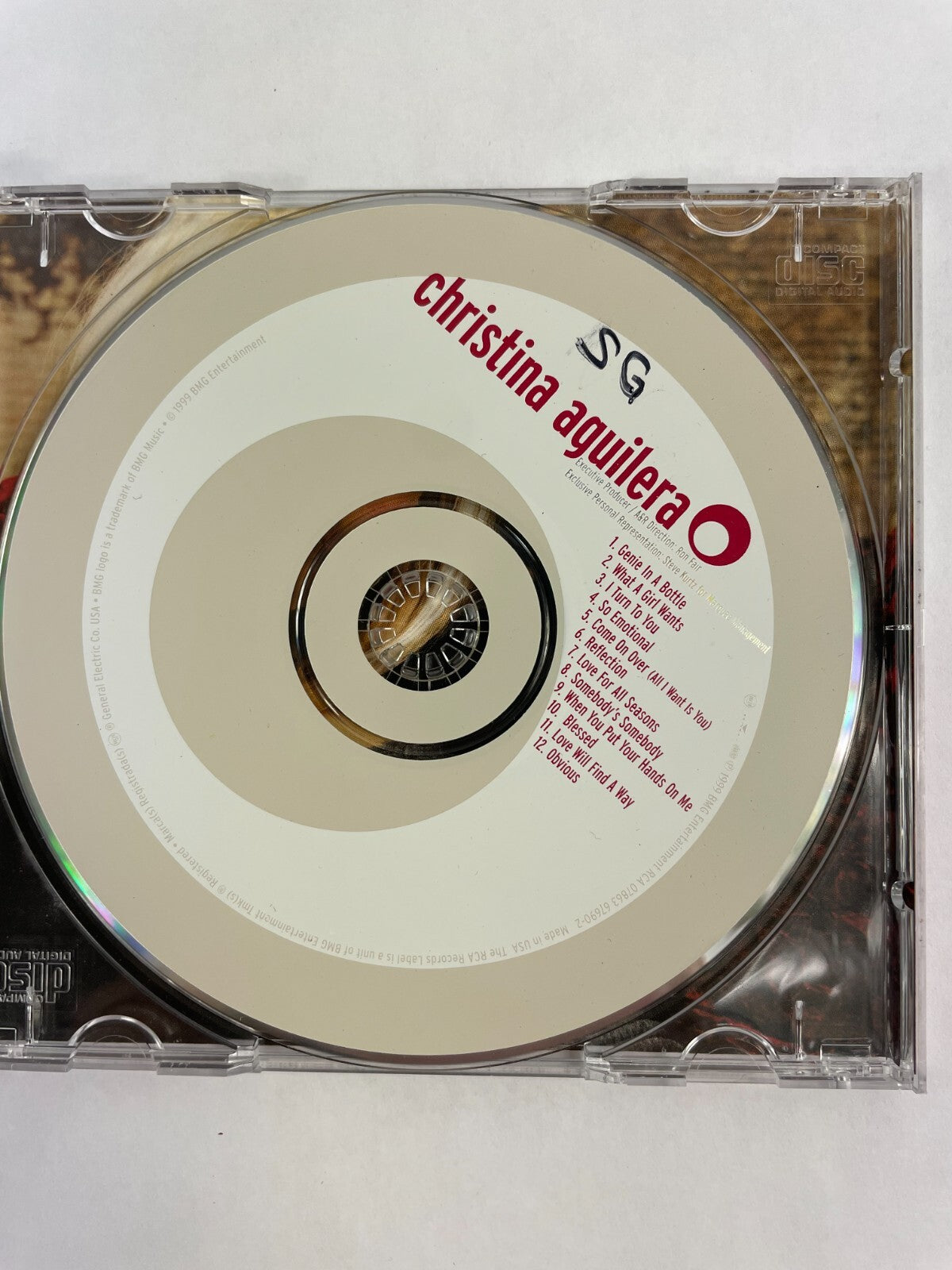 Christian Aguilera Genie In A Bottle What A Girl Wants I Turn To You So CD#72