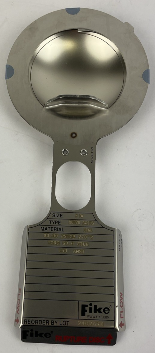 NEW FIKE RUPTURE DISK RD520 AXIUS 2" 150 ANSI - Made in the USA