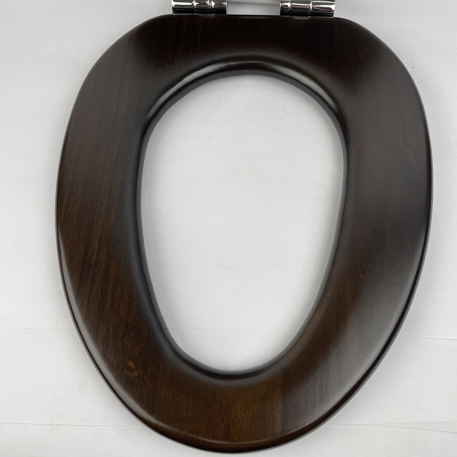 TOTO SS304 Maple SOFTCLOSE TOILET SEAT, ELONGATED CHROME HINGES, MAPLE WOOD