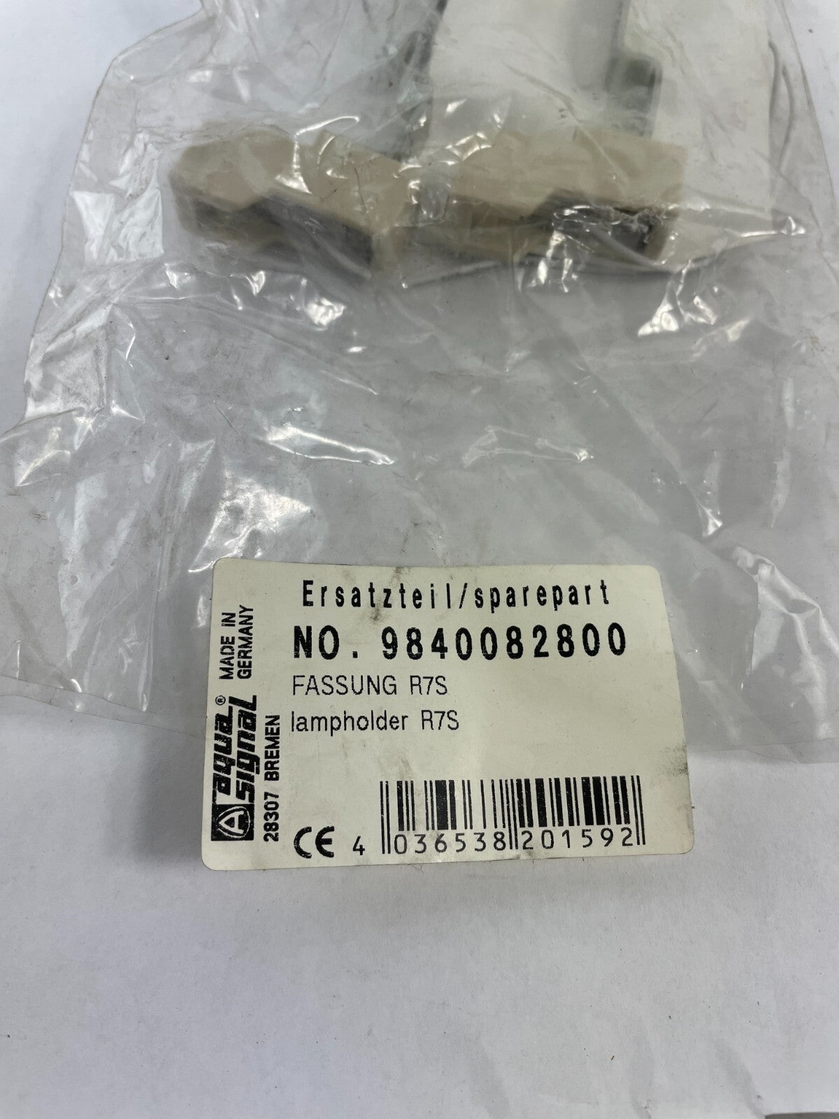 Aqua Signal Ersatzteil 28307 Lampholder R7S 9840082800 With Teflon Cable