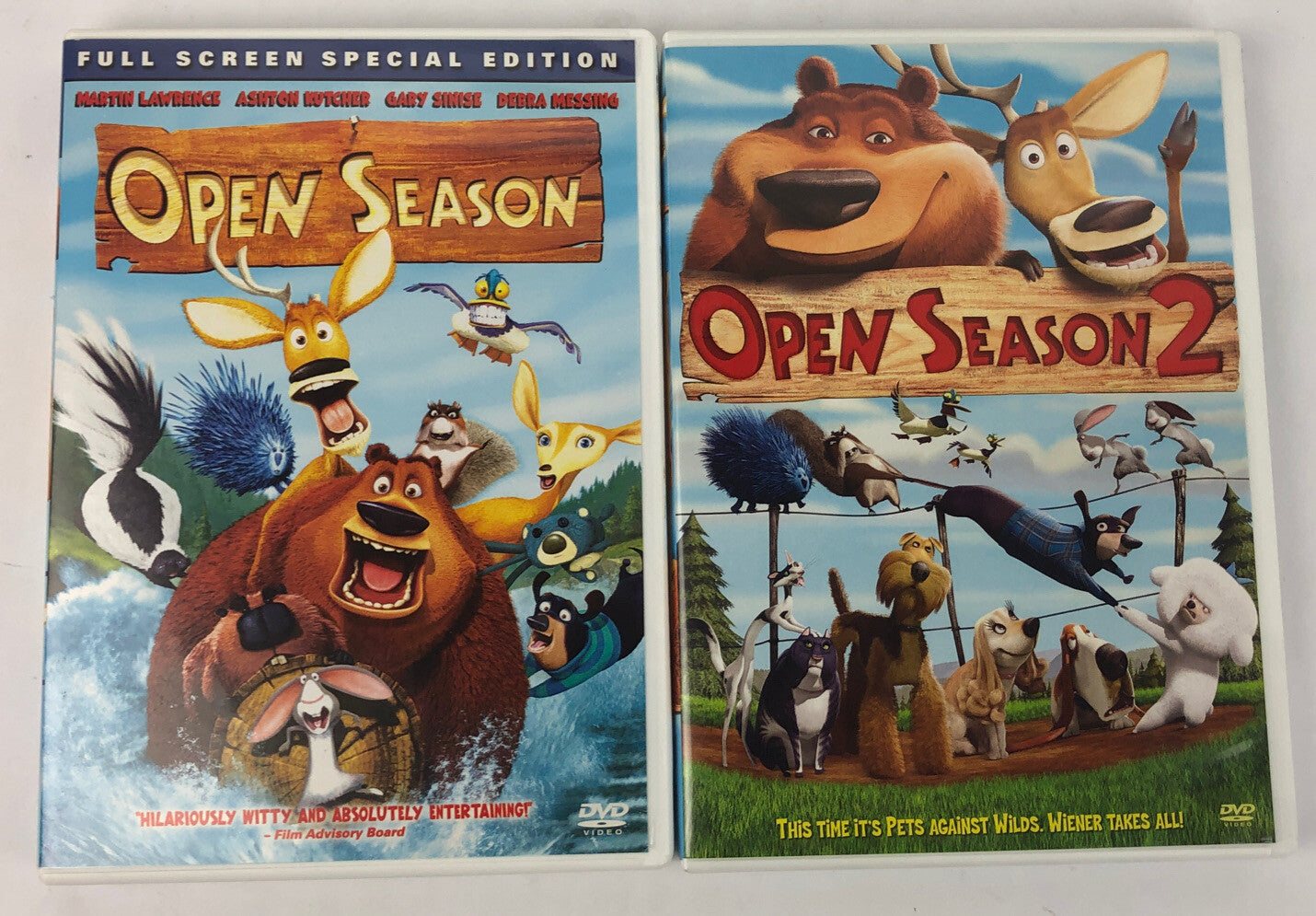 Open Season 1 And Open Season 2 (DVD, 2009) *VGC* Free Shipping