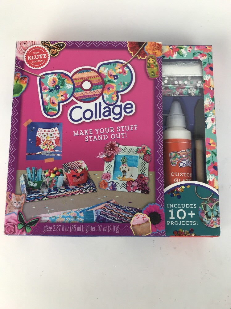 Pop Collage Book Kit Klutz  730767858636 Make Your Stuff Stand Out 10 Projects