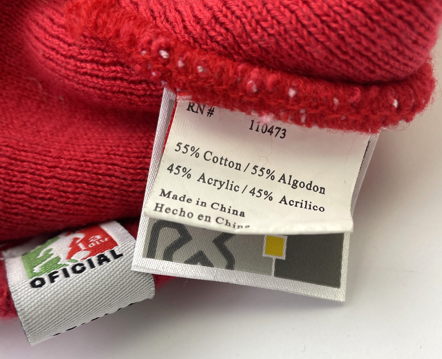 Club Deportivo Chivas Liga MX Mexico FMF Oficial Checkered Knit Hat Beanie OSFA