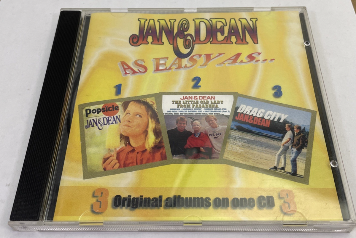 JAN & DEAN - AS EASY AS 1-2-3 POPSICLE/LITTLE OLD LADY/DRAG CITY (CD) *34 TRKS*