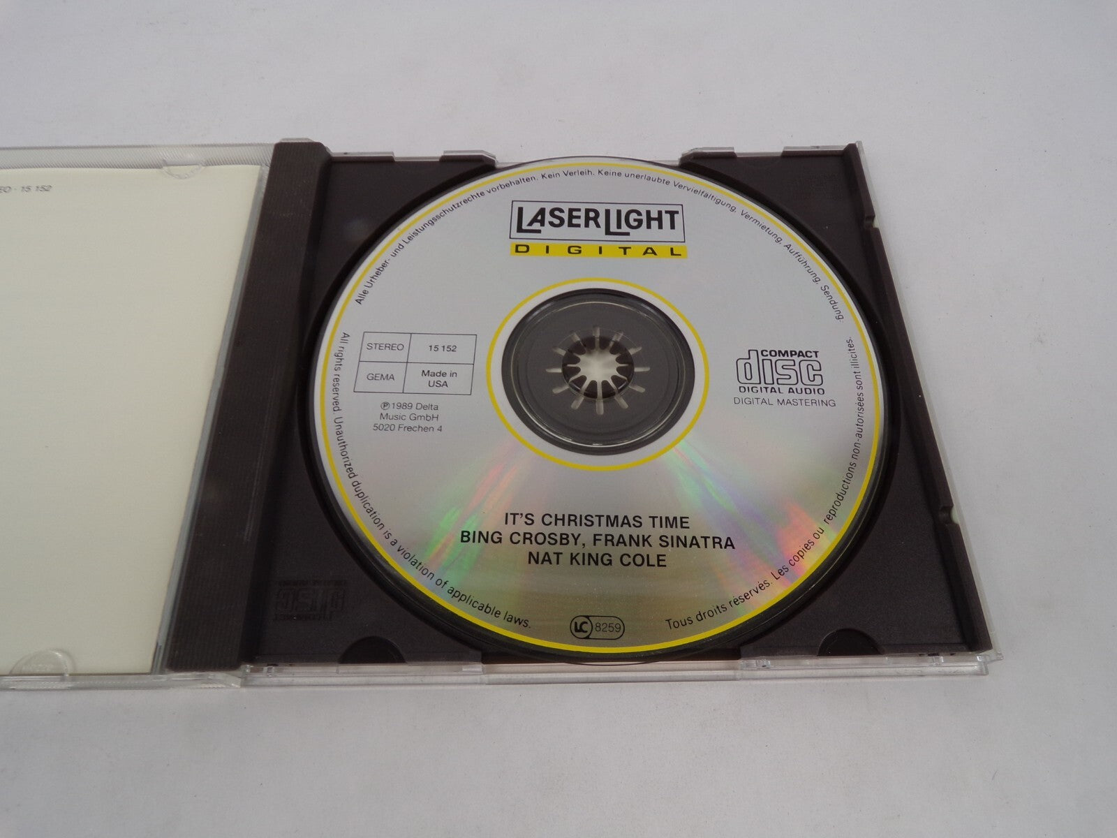 Its Christmas Time Bing Crosby Frank Sinatra Nat King Cole Silent Night CD#63