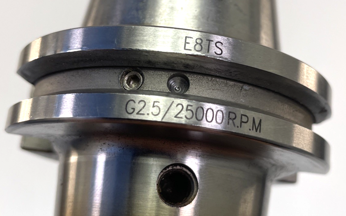 HAAS C40SF .750 x 3.15 Shrink Fit Holder 04-0048 CAT40 25K w 3 Prong End Mill