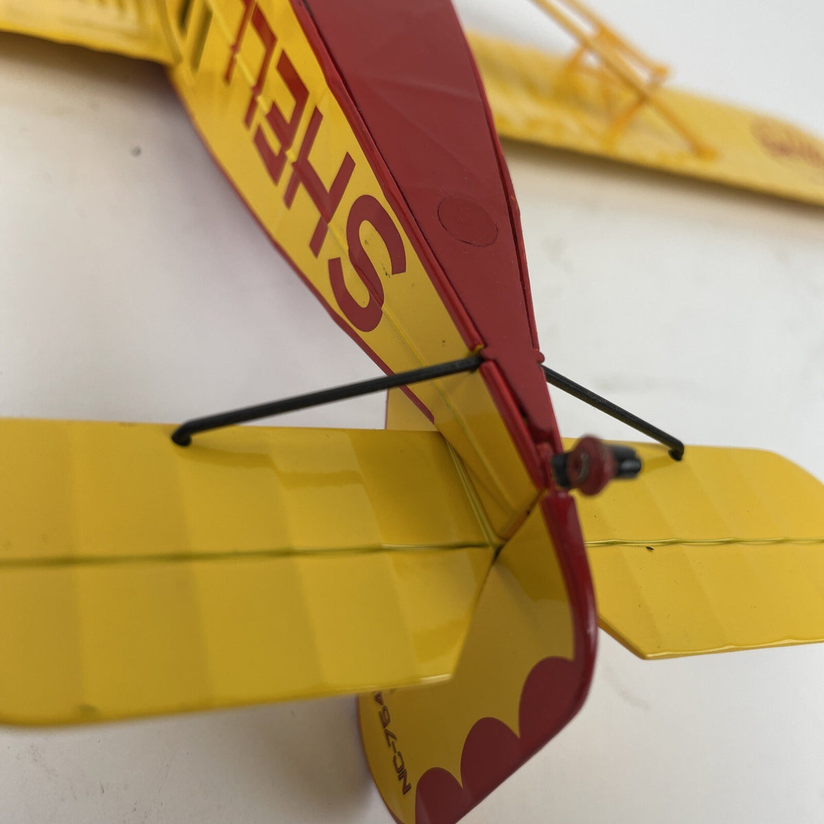 Shell Glider NC-754W Airplane 2002 First Gear Inc Replica Missing Frot LG - LOOK
