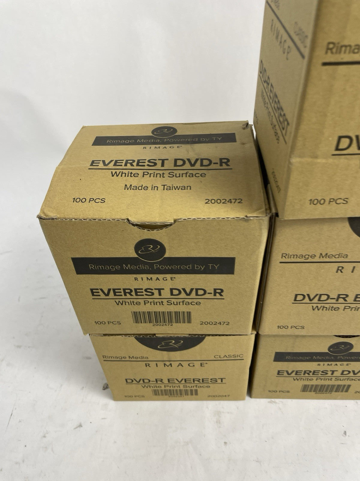 7 x 100 - New Rimage Everest White PrinWhite  Surface Thermal DVD-R 2002047