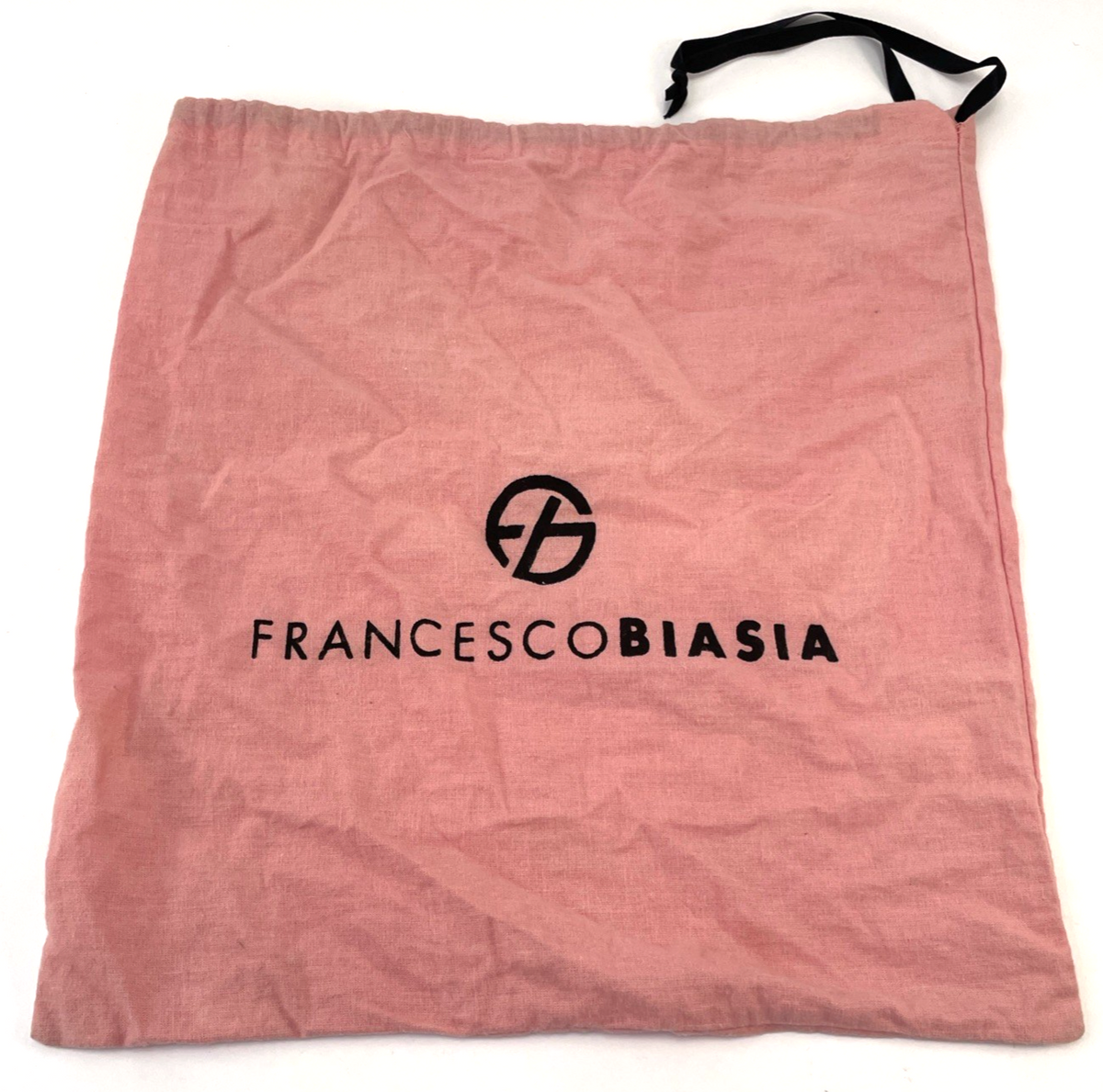 FRANCESCO BIASIA Dust Bag Drawstring Storage Travel Satchel ( 16"  X 15" ) Pink