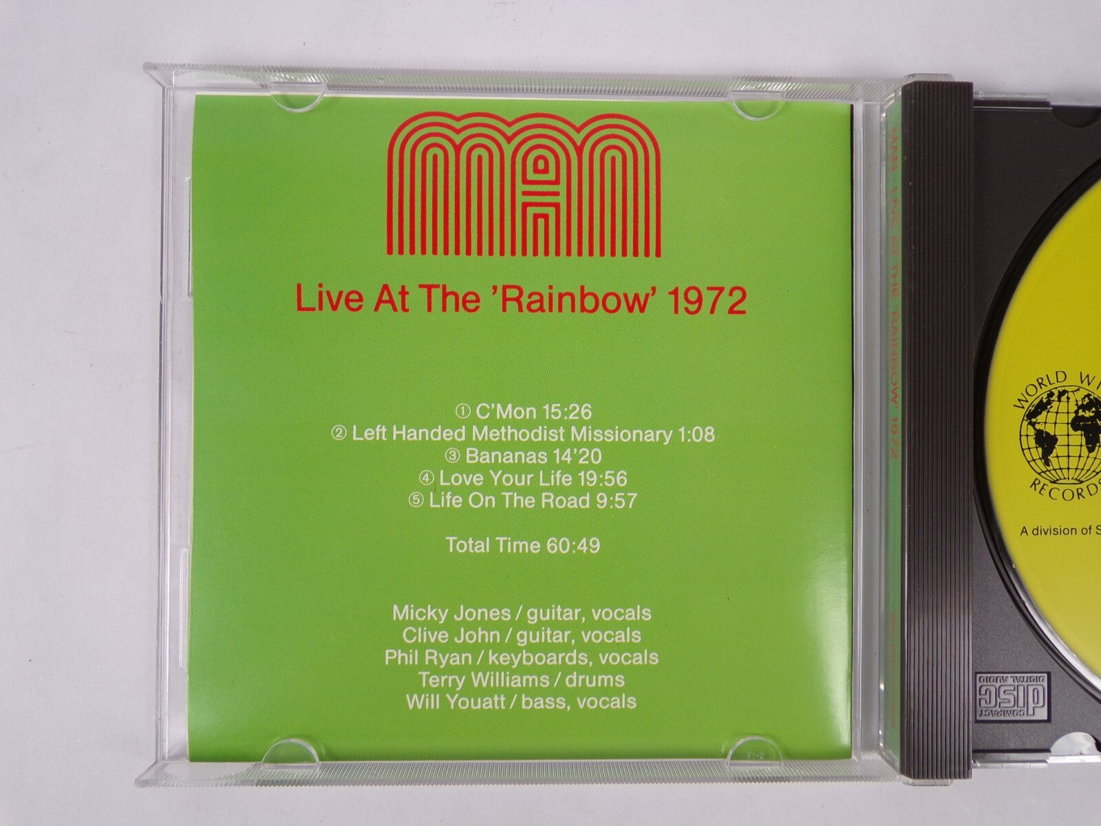 Man Live At The Rainbow 1972 Master Series CD #9