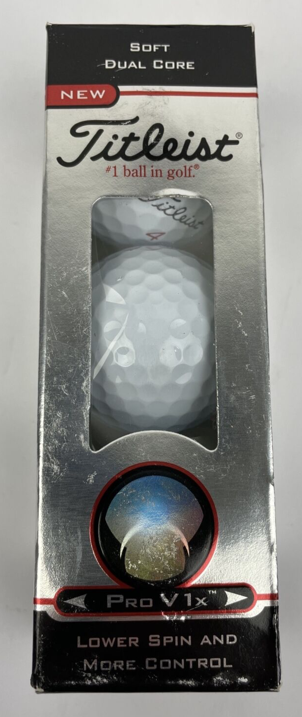 Titleist Pro V1x 392 sleeve golf balls vintage collectible OEM packaging