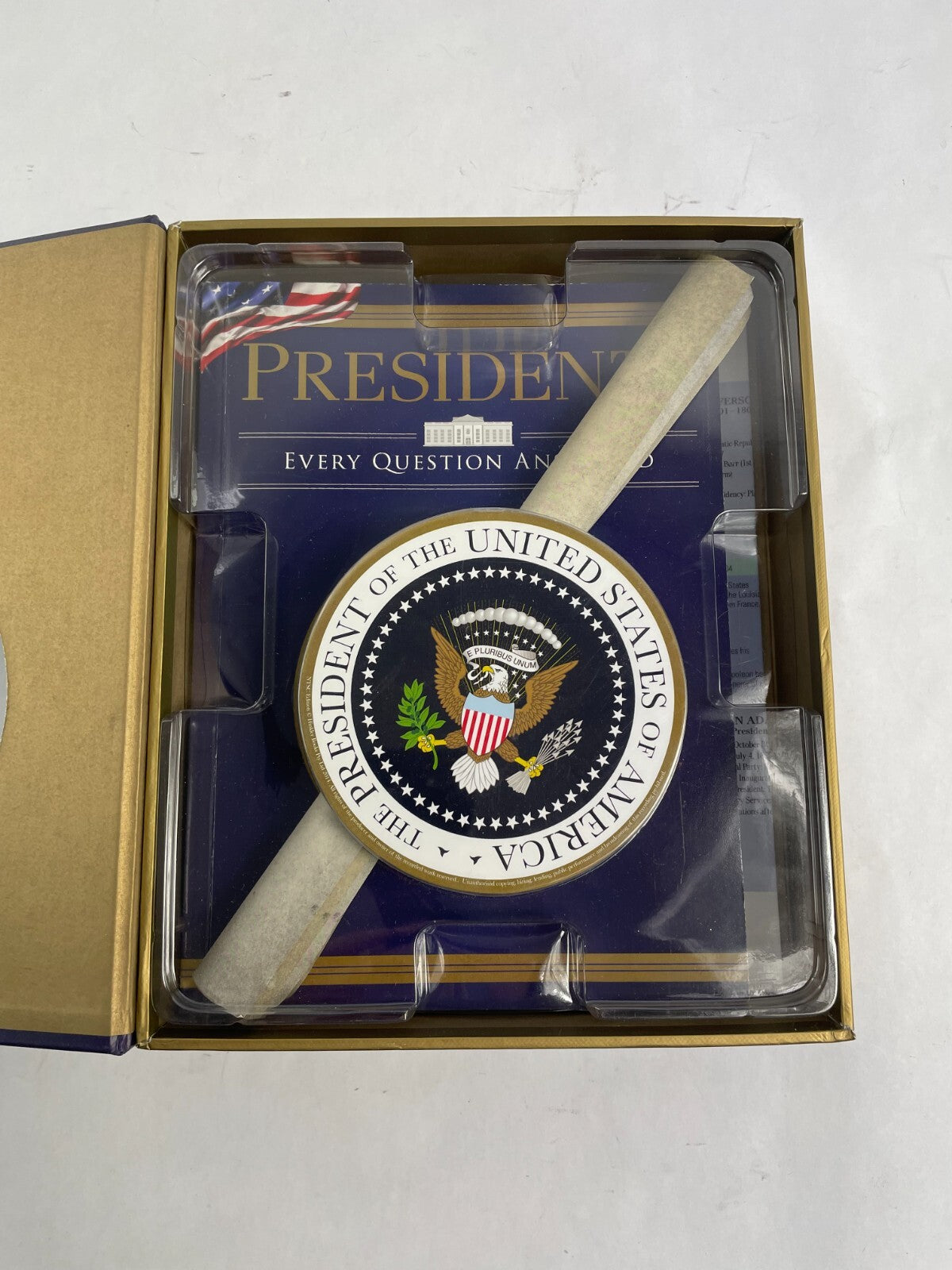President Every Question Answered by Hinkler Books + DVD + Constitution Replica