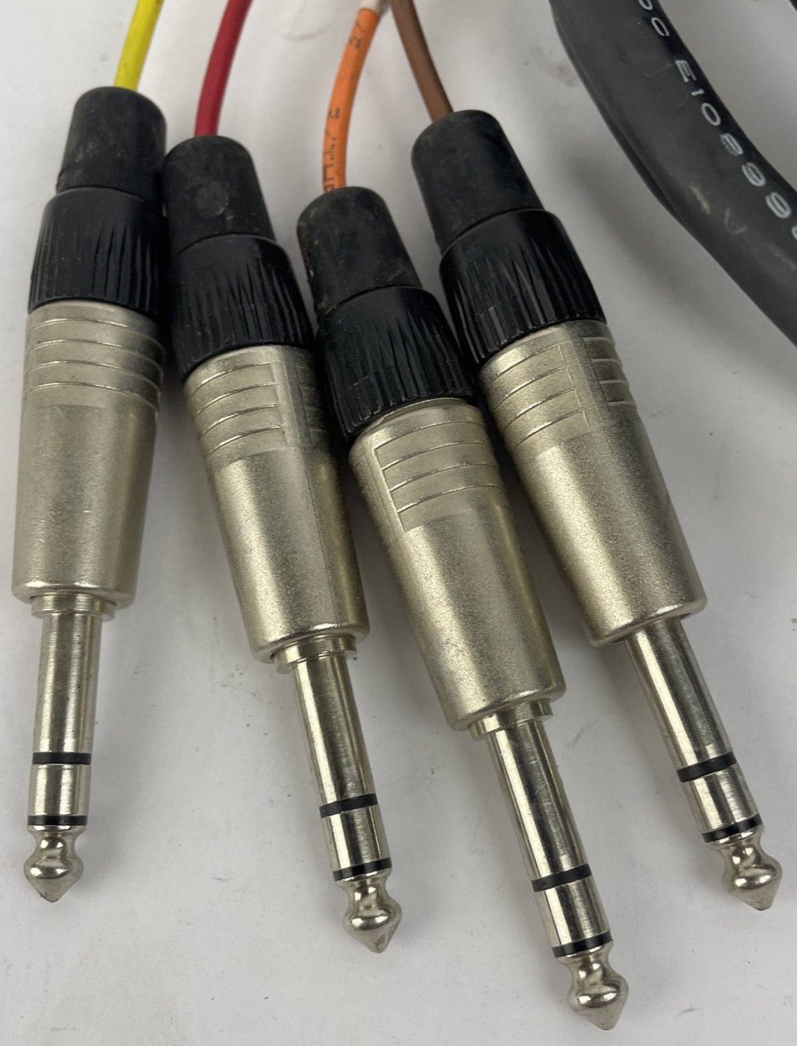 Belden 4 Channel Male 1/4" Phone - 3-Pin Neutrik XLR MALE FEMALE Snake Cable 20'