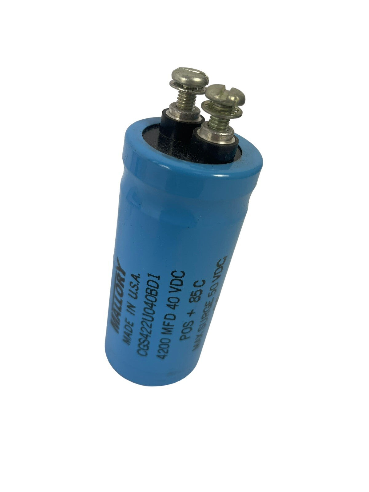 Mallory Capacitor 4200 MFD 40 WVDC CGS422U040BDI