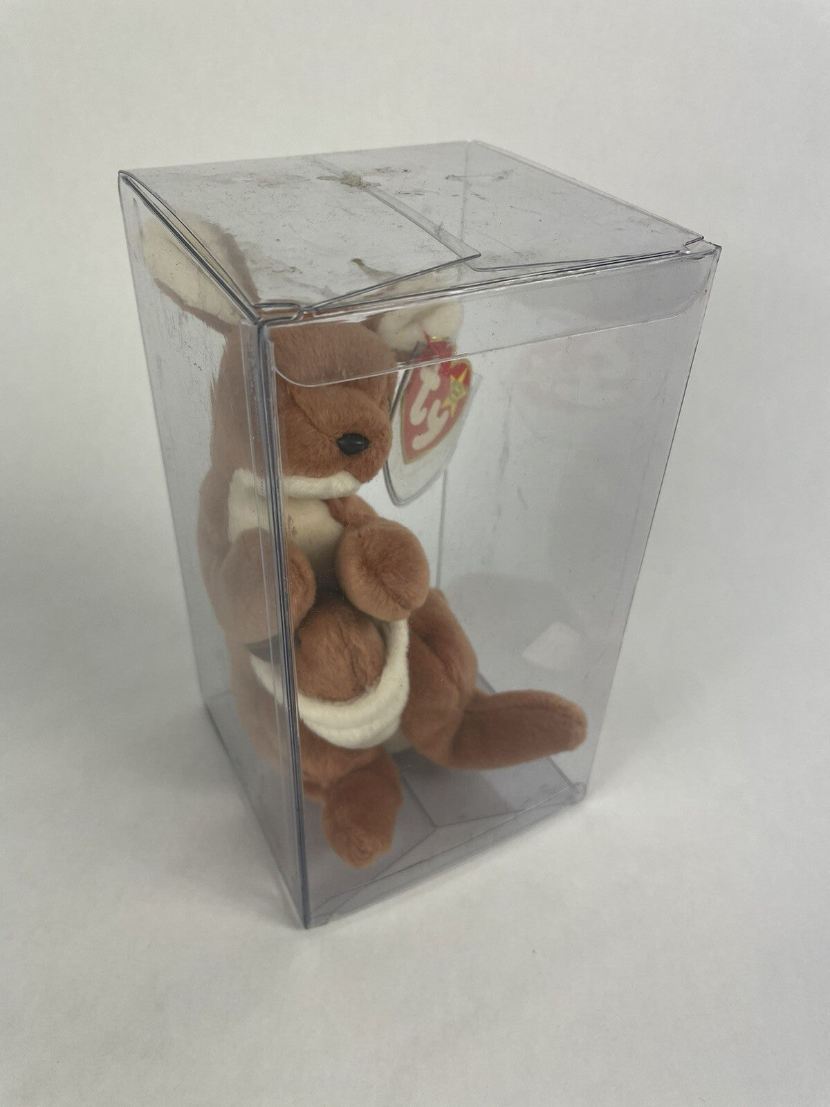 TY Beanie Baby - POUCH the Kangaroo (7 inch) - MWMTs Stuffed Animal Toy 1996