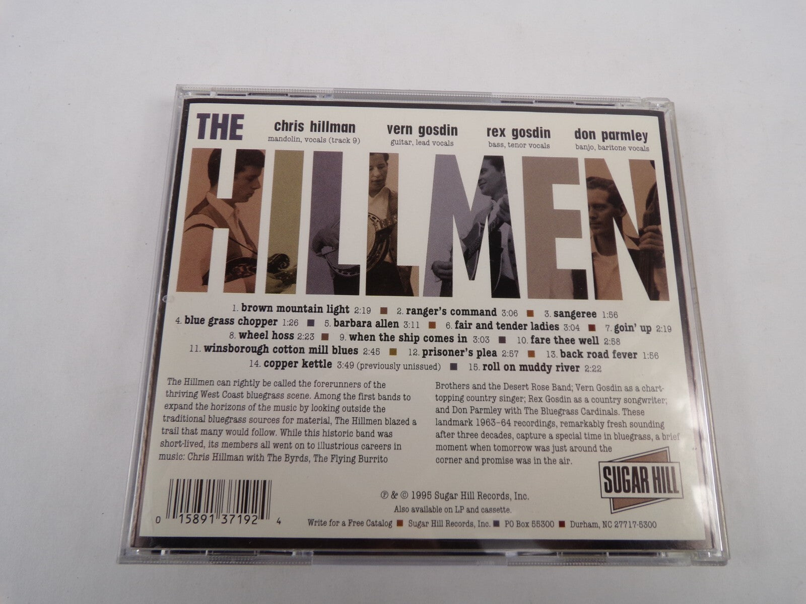 The Chris Hillmon Vern Gosdin Rex Gosdin Don Parmley Hillmen Copper Kettle CD#60