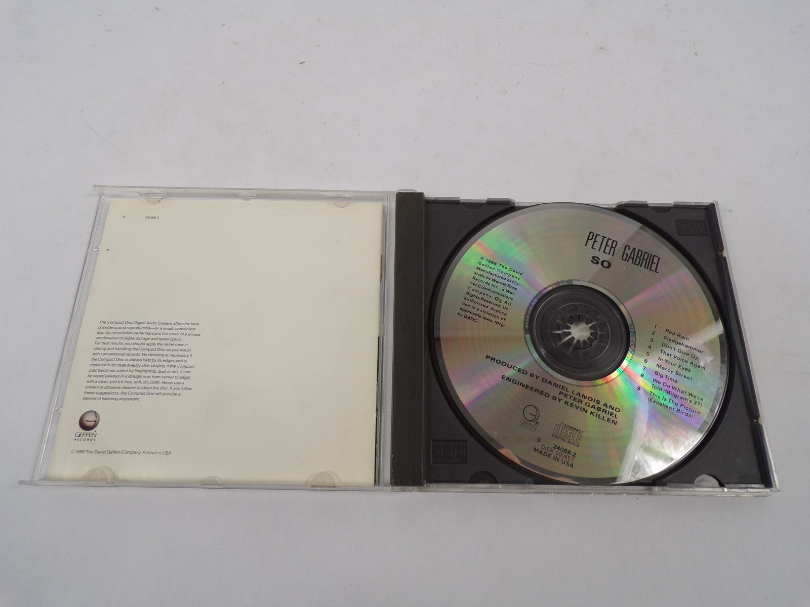 So Peter Gabriel Red Rain Siedgehammer Don't Give Up That Voice Again In CD#25