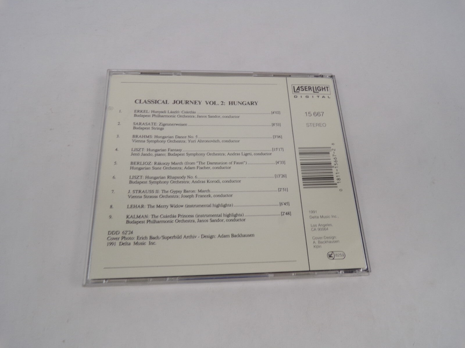 The Beautiful World Of Classical Music Hungary Classical Journey CD#63