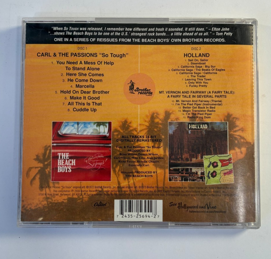 The Beach Boys Carl & The Passions So Tough 2000 CD Capitol Records Stereo