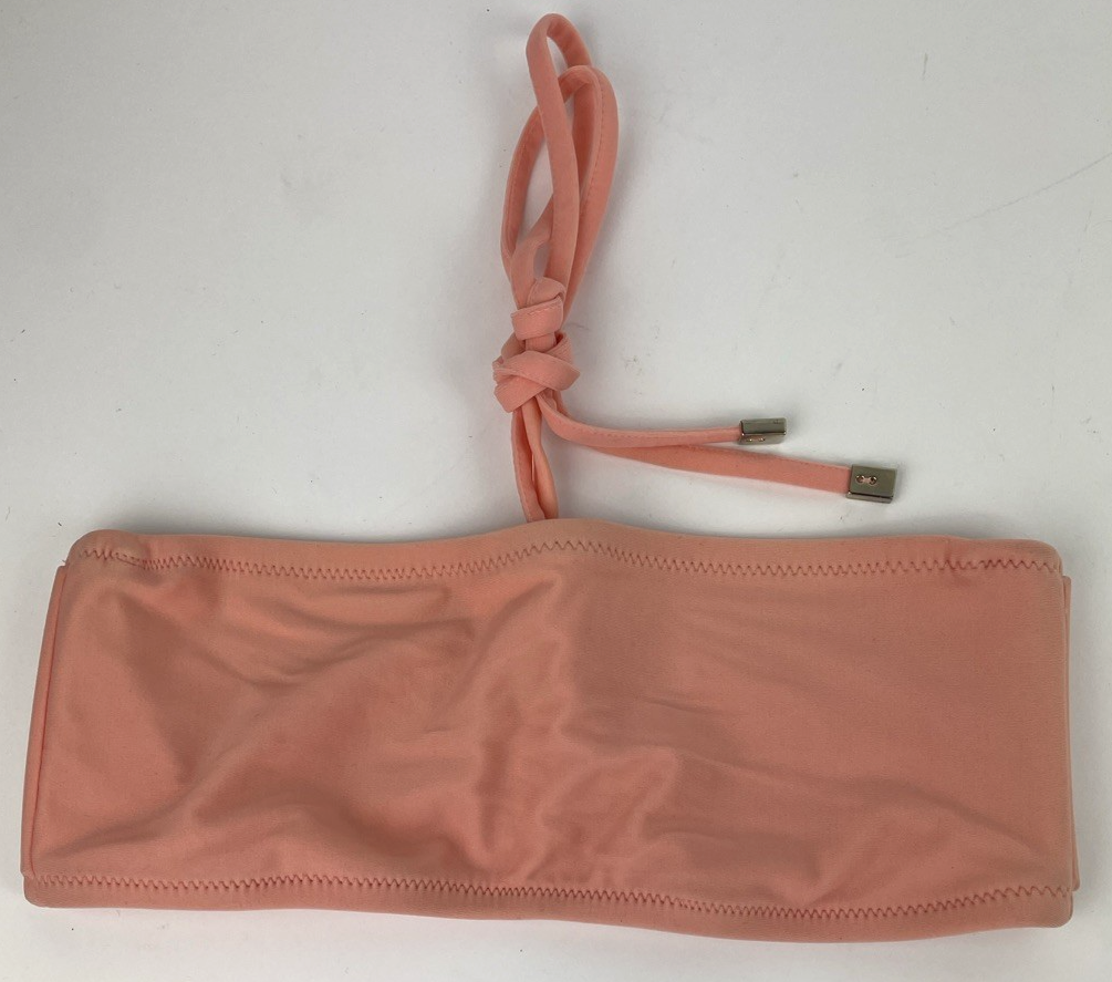 ARAKS Bandeau Style Wired Bikini Swim Top Beach Pink Size XS Lined Padded