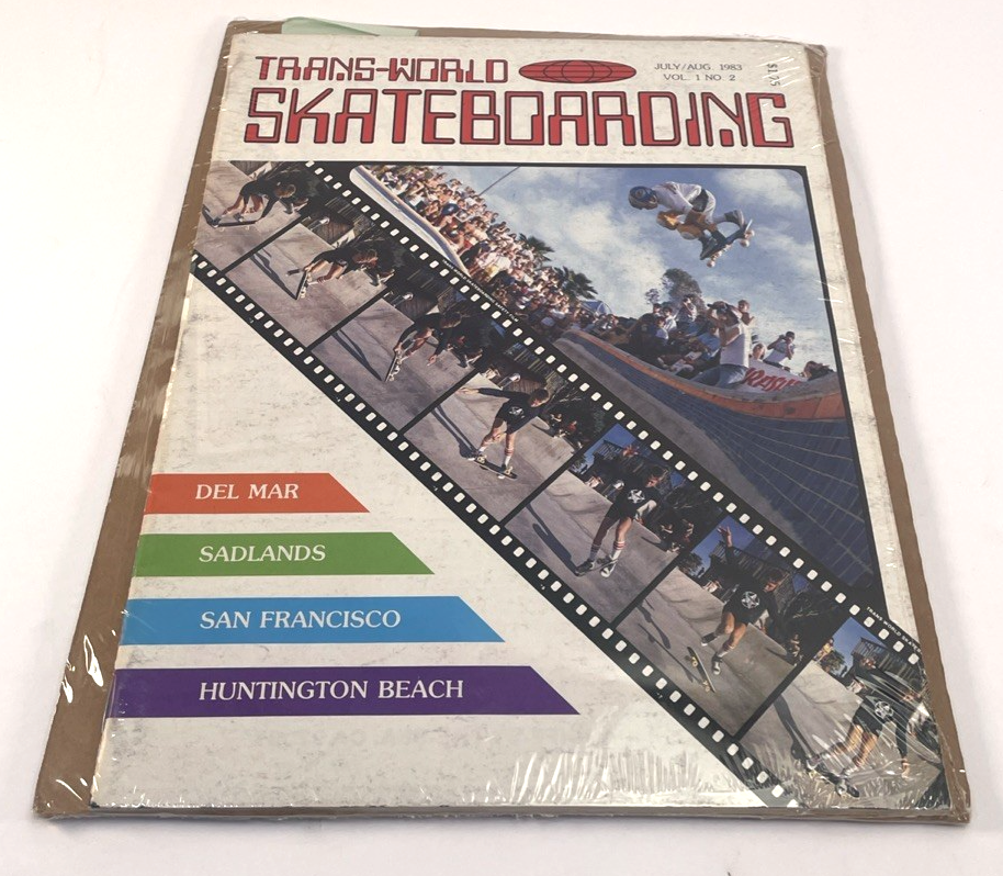 Trans-World Skateboarding Sports July/August 1983 Vol. 1 Issue 2 SADLANDS HB