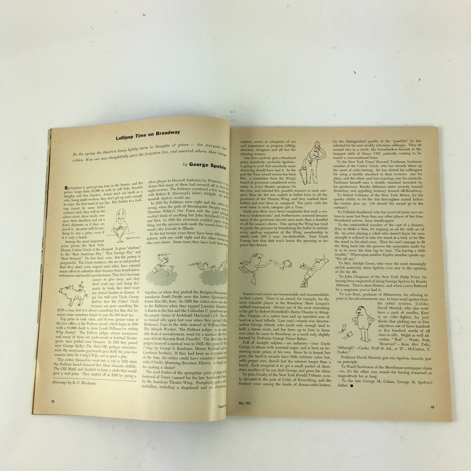 May 1961 Theatre Arts Magazine The States of the Theatre The Andersonville Trial