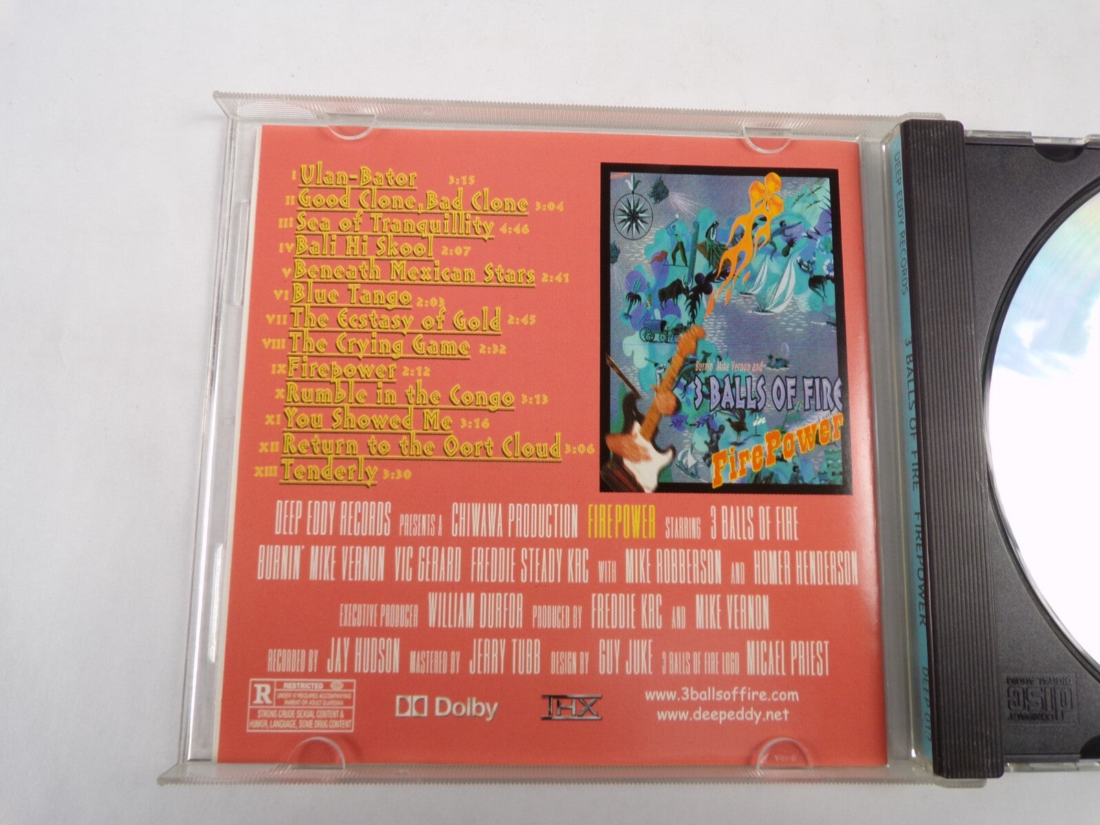 3 Balls Of Fire Firepower Vlan Bater Good Clone Bad Clone Sea Tenderly CD#55
