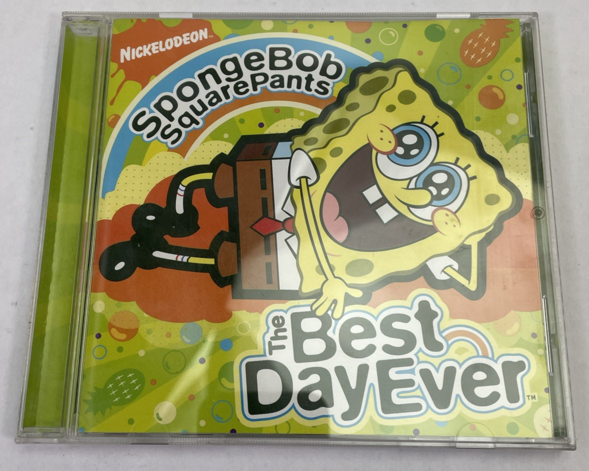 Sponge Bob Square Pants " The Best Day Ever " Digital Audio CD w Card 2006