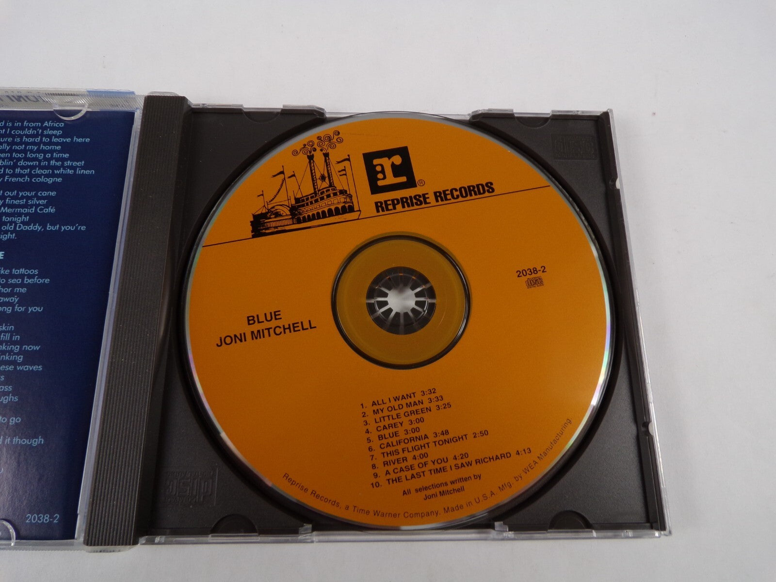 Joni Mitchell Blue All I Want My Old Man Little Green Blue River CD#58