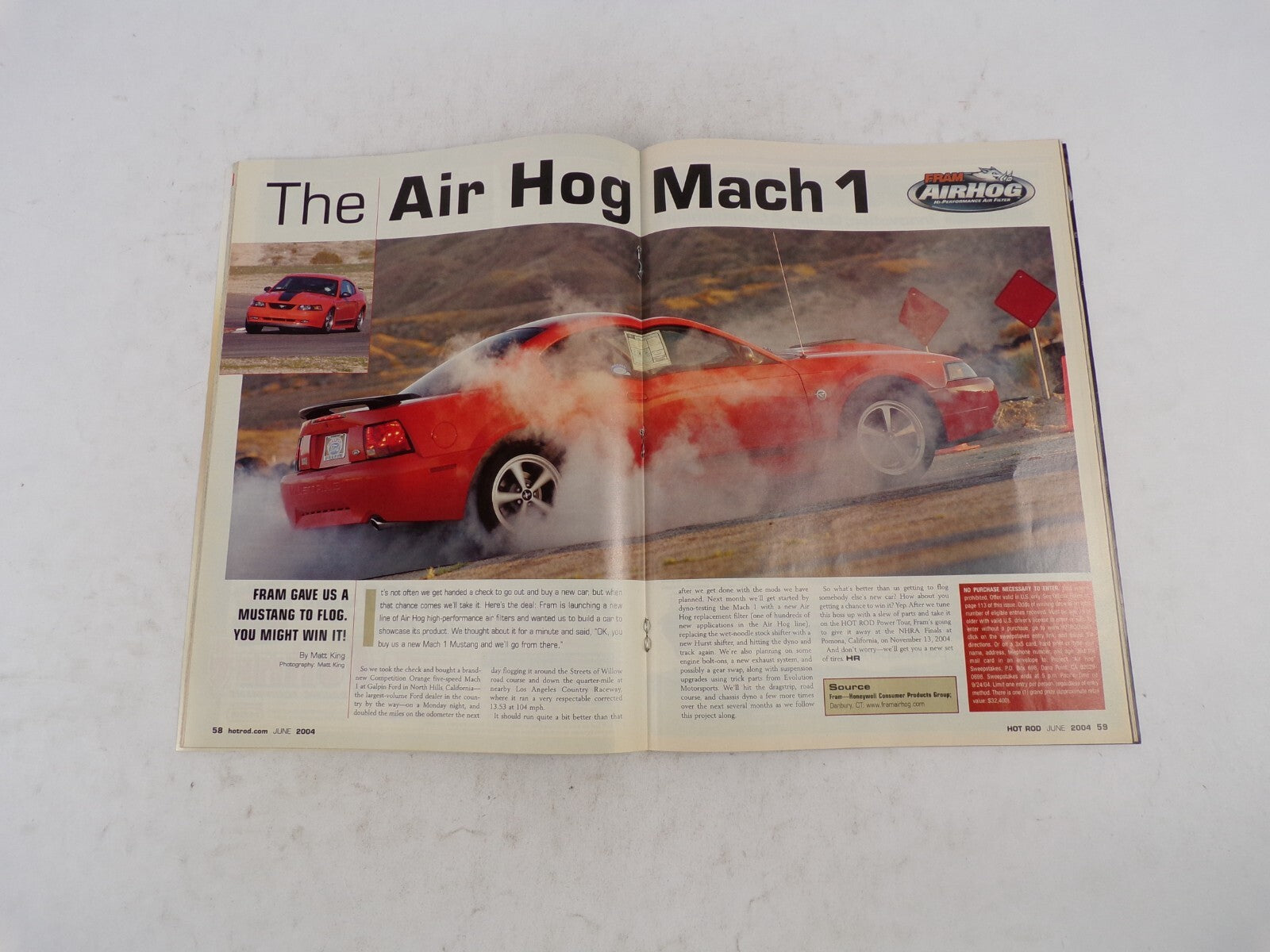 June 2004 Hot Rod Nastiest Crate Engines Yet! Win An '04 Mustang Mach 1 Built By