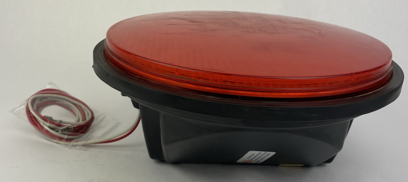 12" GE General Electric RED LED Traffic Light Signal Lens 120V DR6-RTFB-17A