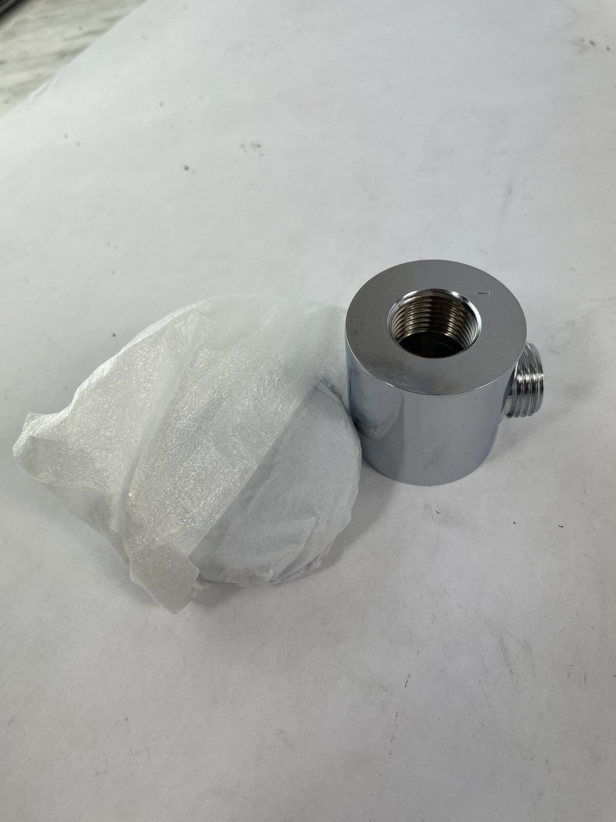 Rubi Angolo Rond 1/2 po Fx1/2 po M Chrome Connect Elbow 1/2 in. M Chrome RYU8RCC