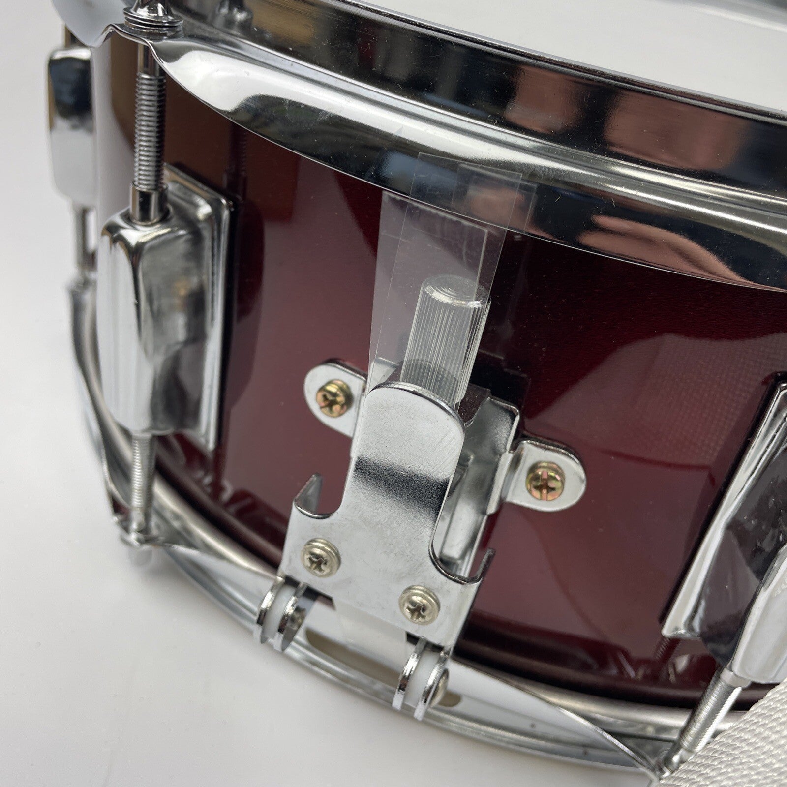 Glory estd. 1962 Student Snare Drums w/ Snare Buzz Kit Metallic Red LOOK - VGC
