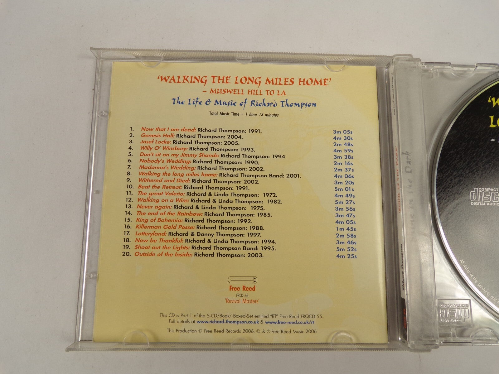 'Walking The Long Miles Home' The Life & Music Of Richard Thompson CD#46