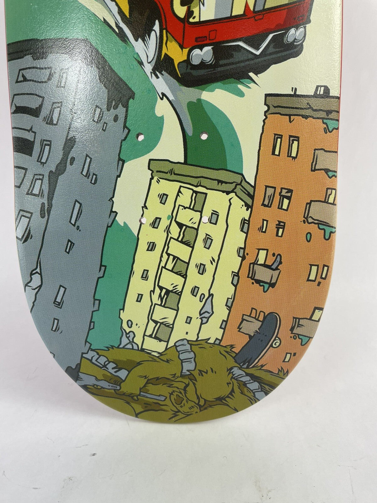 Mild Skateboards Hypnotoad The End Is Near 8.5-inch rare skateboard deck with premium maple construction and bold graphic artwork.