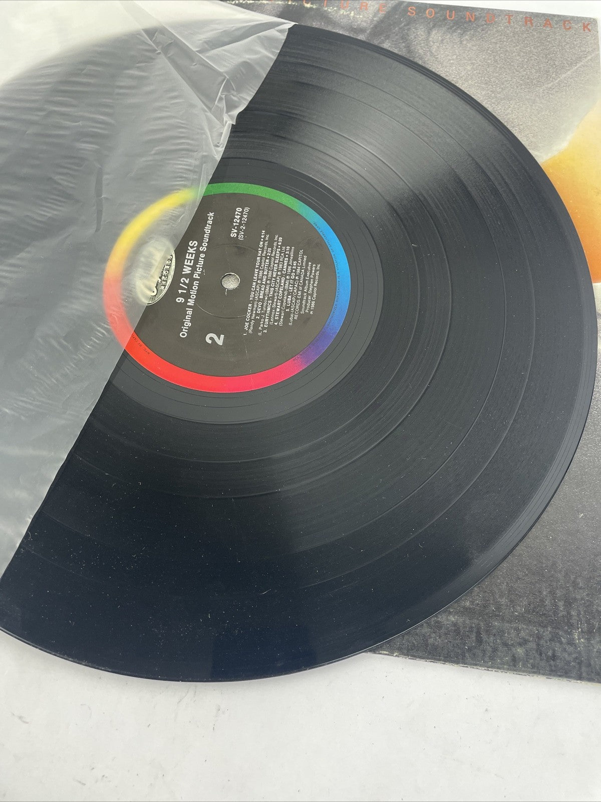 9 1/2 Weeks - Original Motion Picture Soundtrack VINYL LP RECORD ALBUM VGC