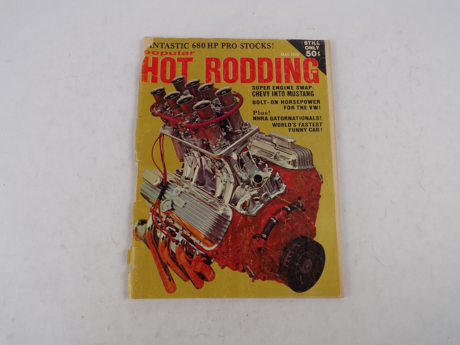 May 1970 Hot Rod Magazine Fantastic 680 HP Stocks! Popular Super Engine Swap: Ch